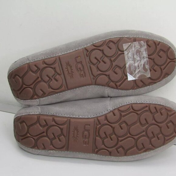 NEW UGG Womens Dakota Slippers in Pewter Size 8 Moccasin Slip-On Soft Durable - Picture 5 of 5